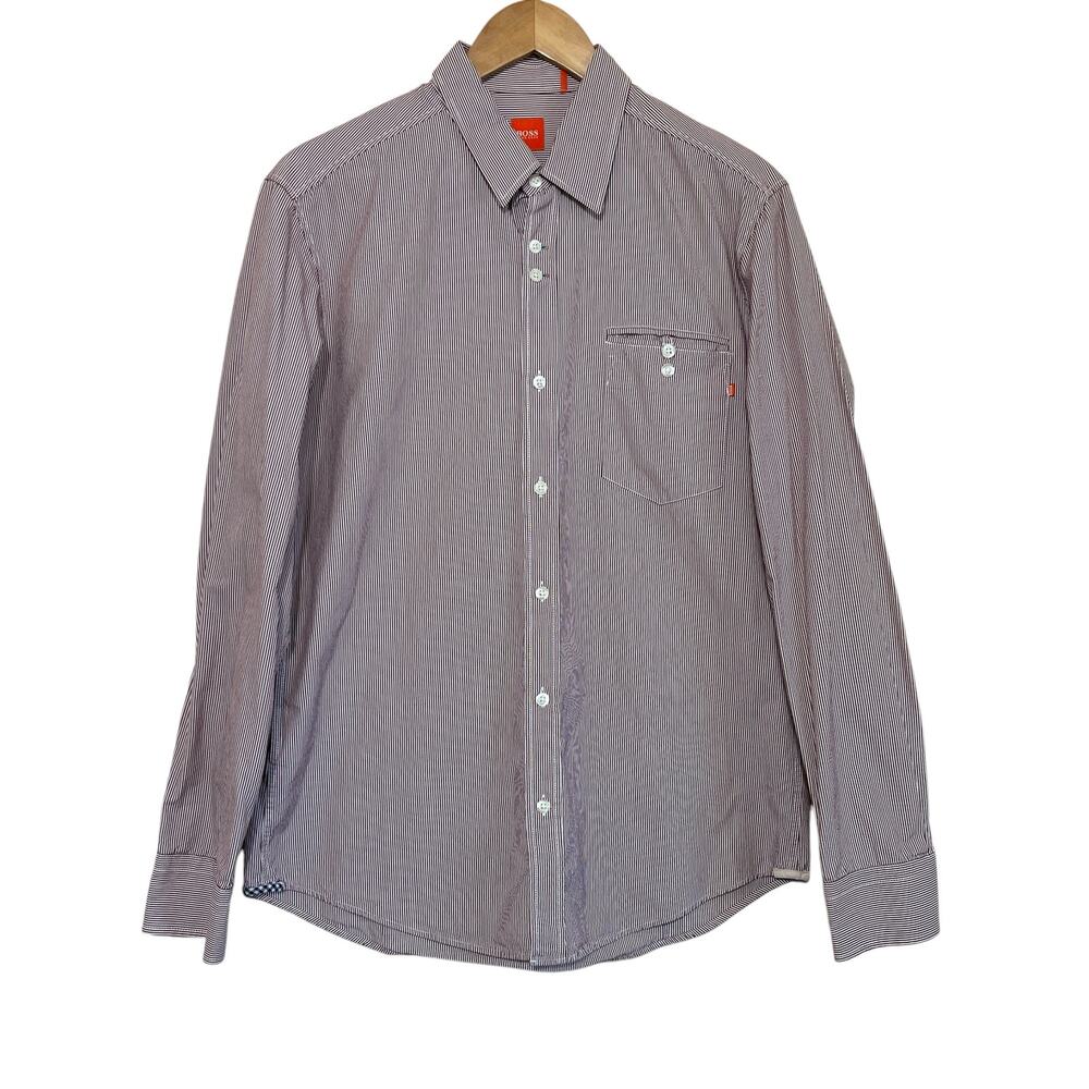 Hugo Boss Men's Classic Gray Dress Shirt